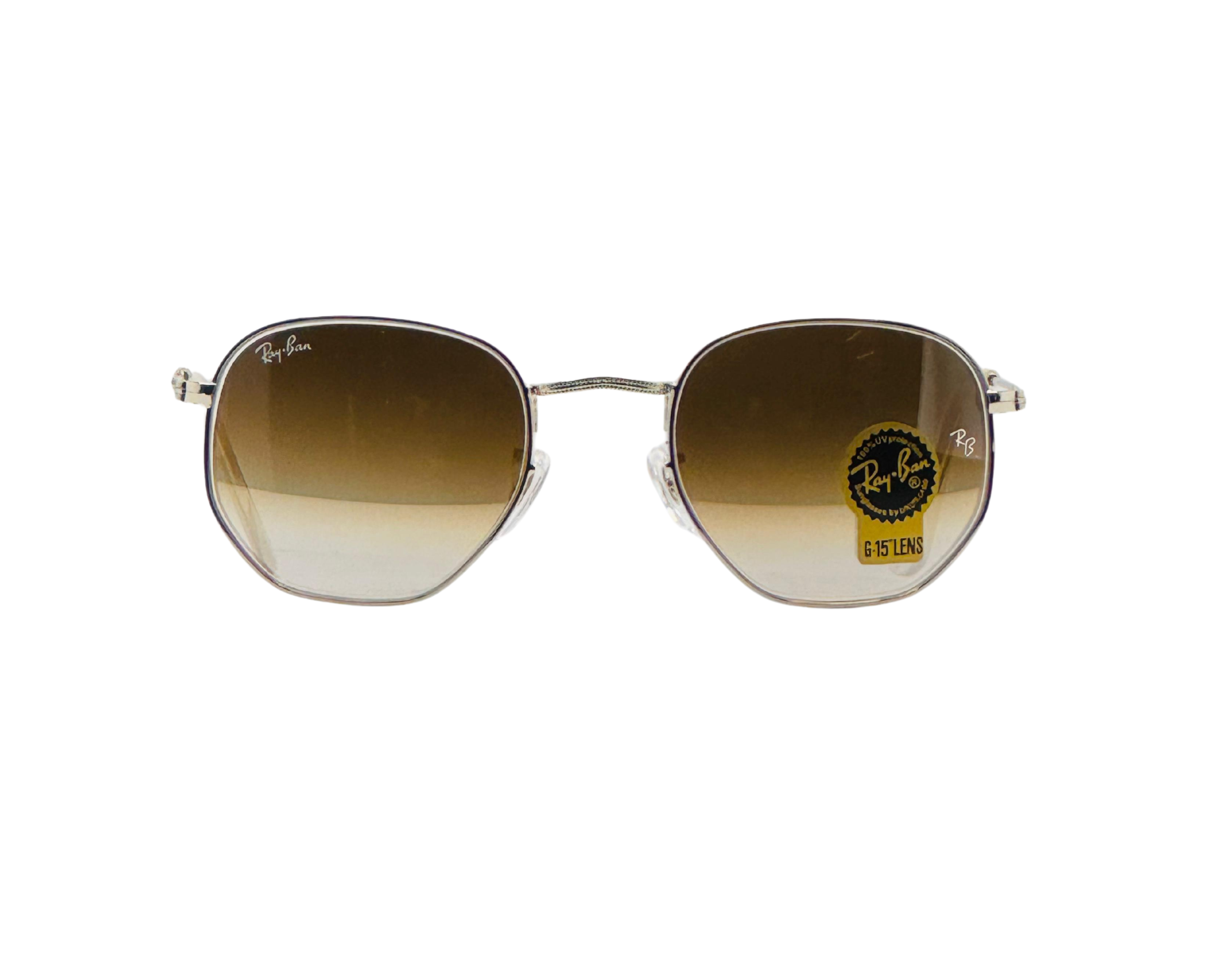 NS Deluxe - 3548 - Silver/Brown - Sunglasses
