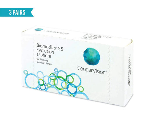 Coopervision Biomedics UV 55 contact lens