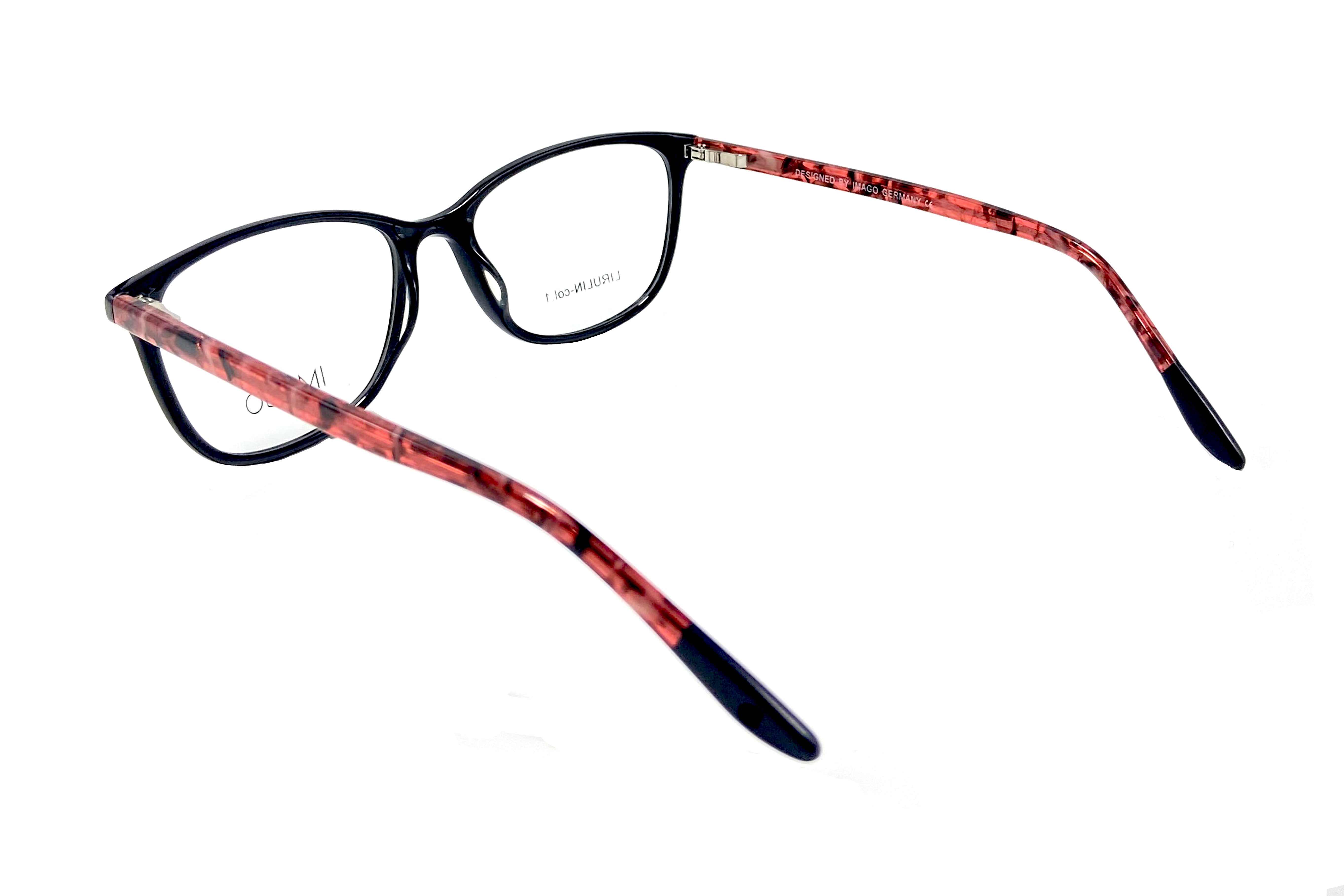 NS Deluxe - Lirulin - Black Red - Eyeglasses